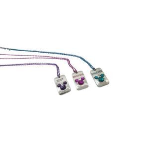 Disney Best Friends Forever Necklace Set 3pc Mickey Crystal Disneyland